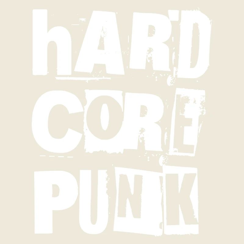 Hardcore Punk Distressed Typografie
