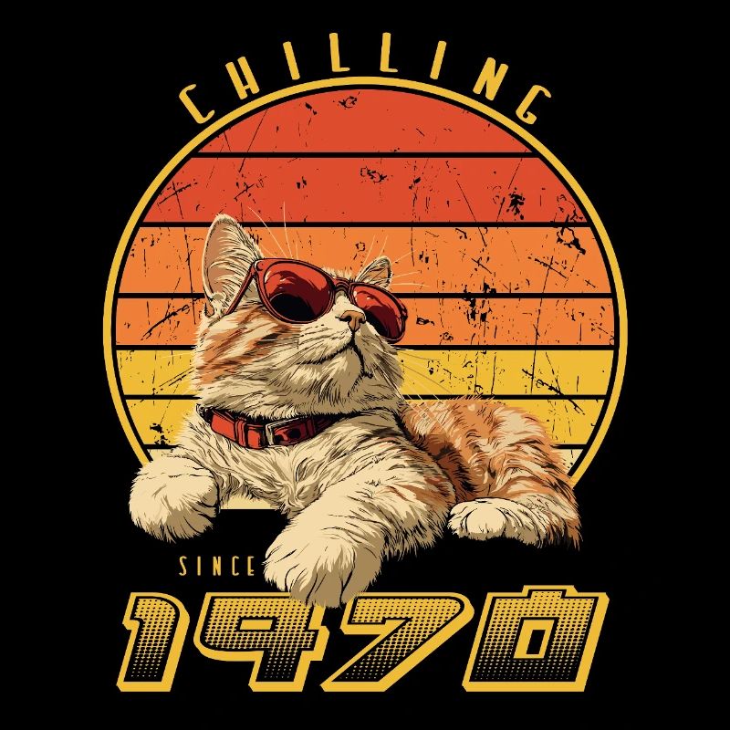 1970 geboren since retro Katze
