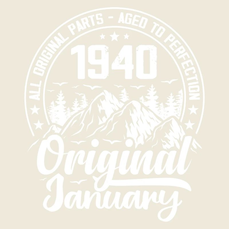 janvier 1940 Original 84 Ans Cadeau Anniversaire