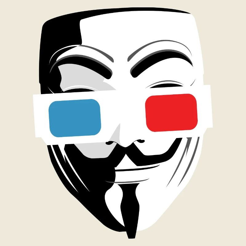 3D-Kino Brille Maske