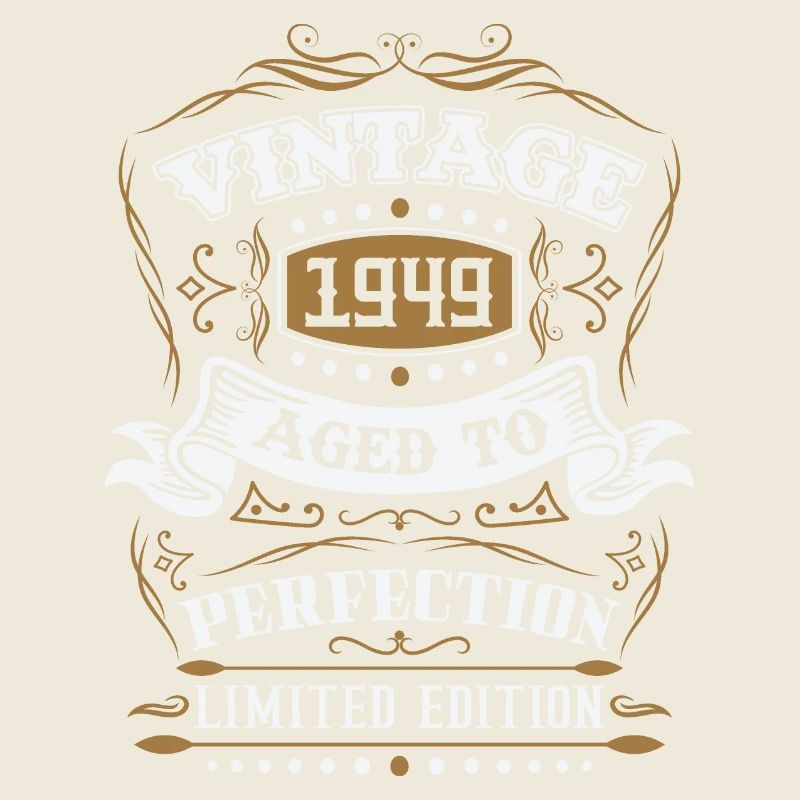 Vintage Geburtstagsgeschenk geboren 1949 Retro