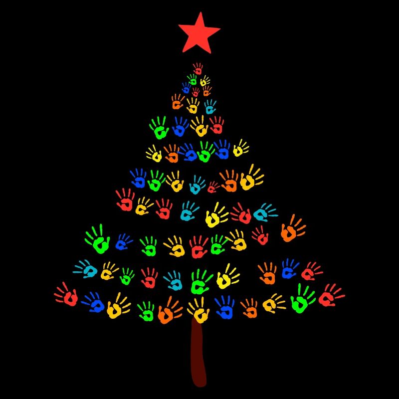 Weihnachtsbaum Kinder Frieden