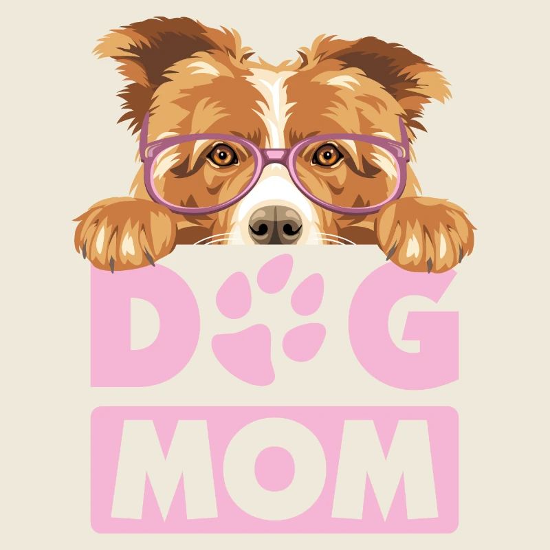 Border Collie Hund Mama
