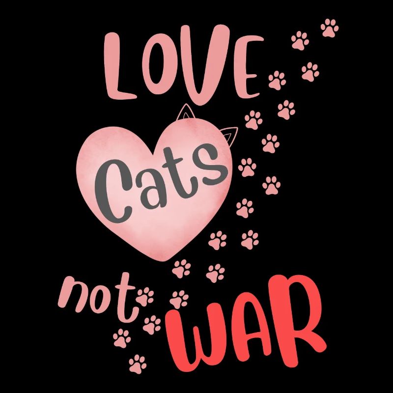 Aime les chats, pas la guerre,