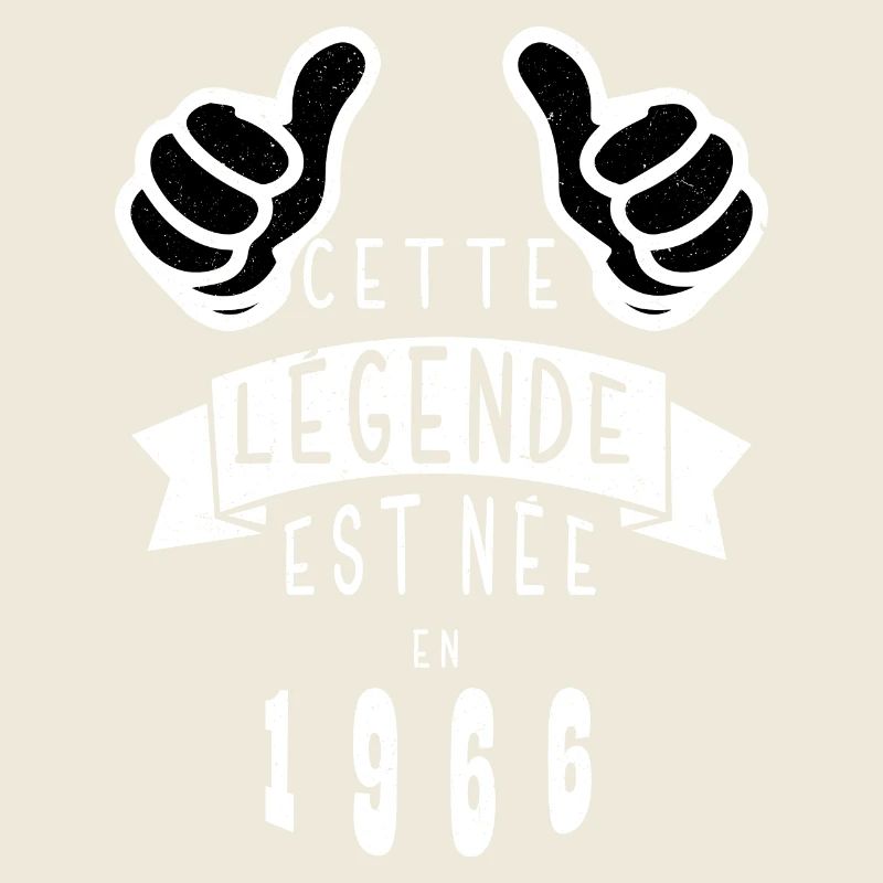 Légende 1966 Authentic 1966 Vintage Bursdag