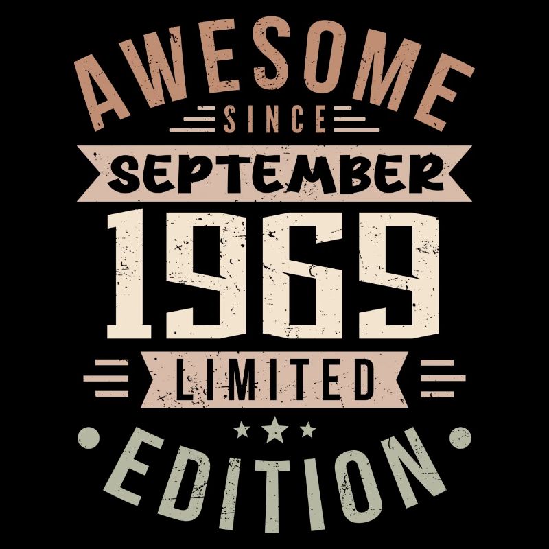 1969 Septembre Anniversaire Né en septembre 1969