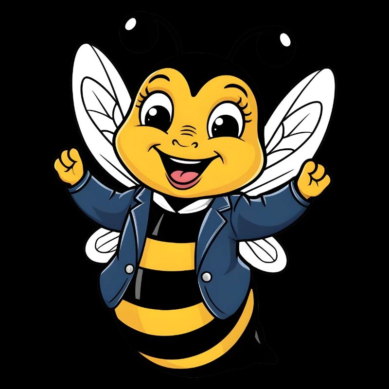 'Une Jolie Petite Abeille Jaune' - design fun