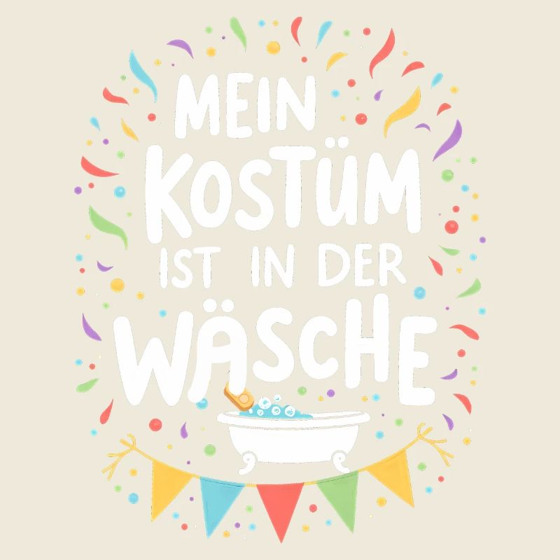 Waschtag Fasching Kostüm