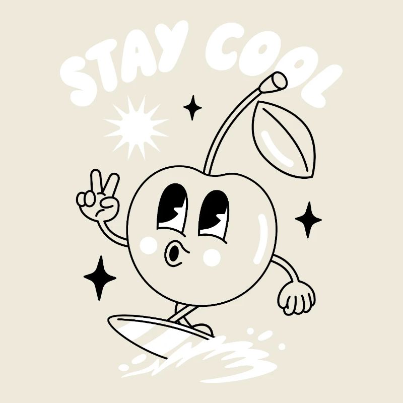 Stay Cool Sticker Design