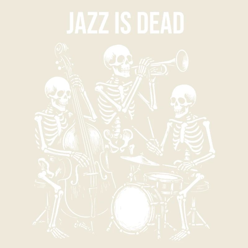 Dead Jazz Skelett Band Design
