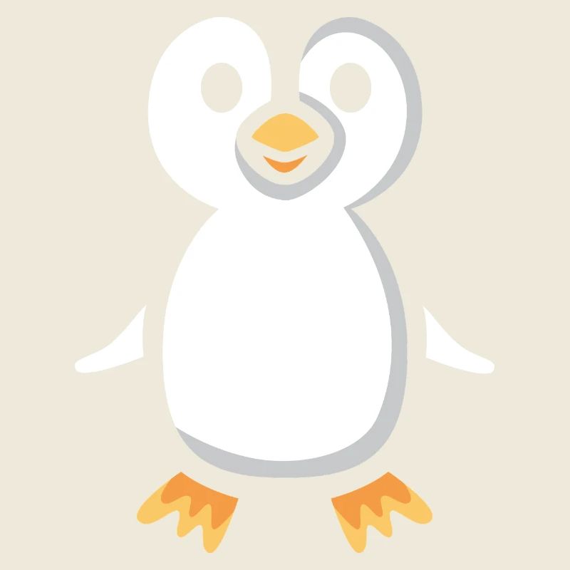 Süßer Cartoon-Pinguin Illustration