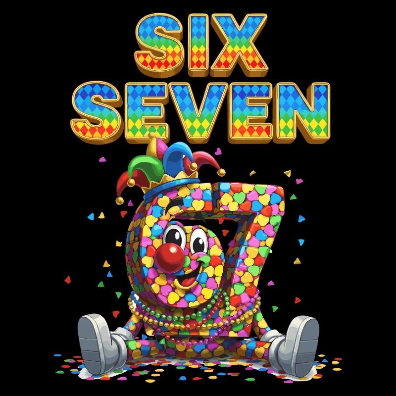 67 six seven Karneval Süß Geschenk