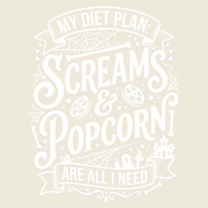 Cris & Popcorn Halloween Design