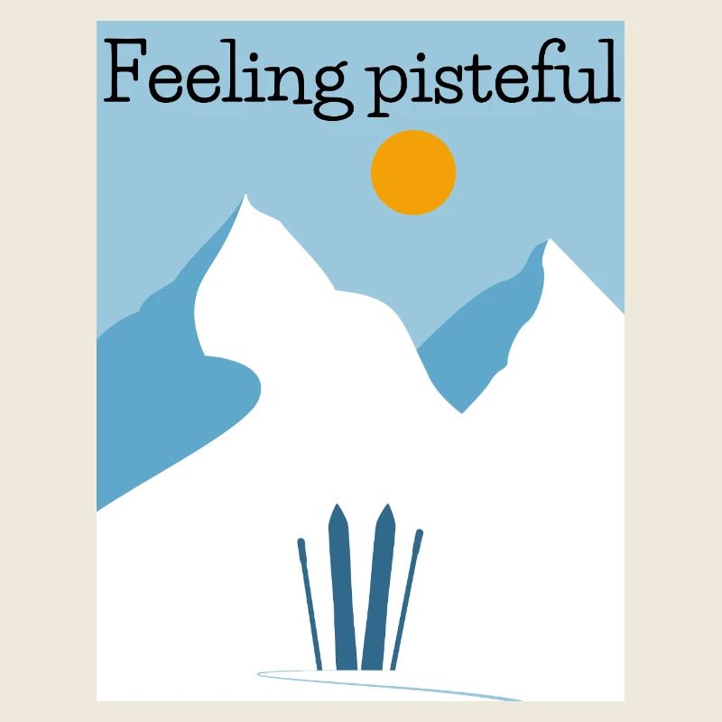 Sensation de ski alpin de piste