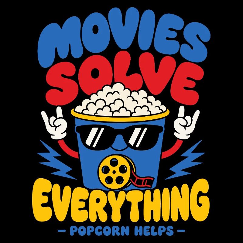 Movies Solve Everything Popcorn