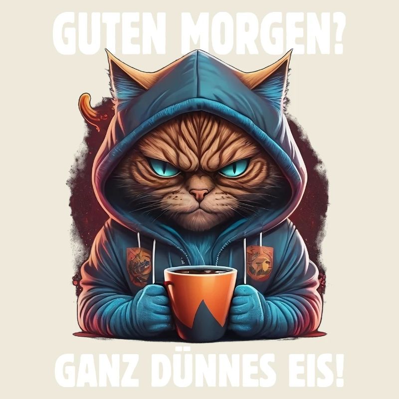 Guten Morgen Ganz dünnes Eis