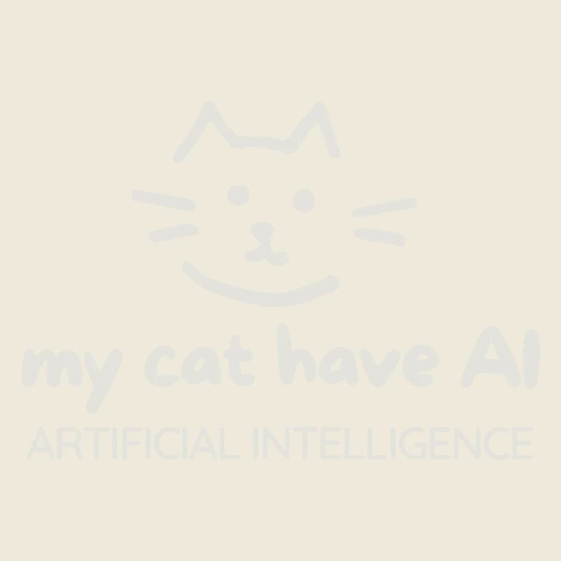 Motif d’intelligence artificielle de chat