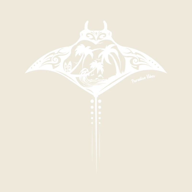 Manta Ray, Devil Ray, Tribal, Vacation, Beach