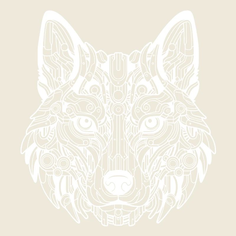 Loup biomécanique - Design blanc