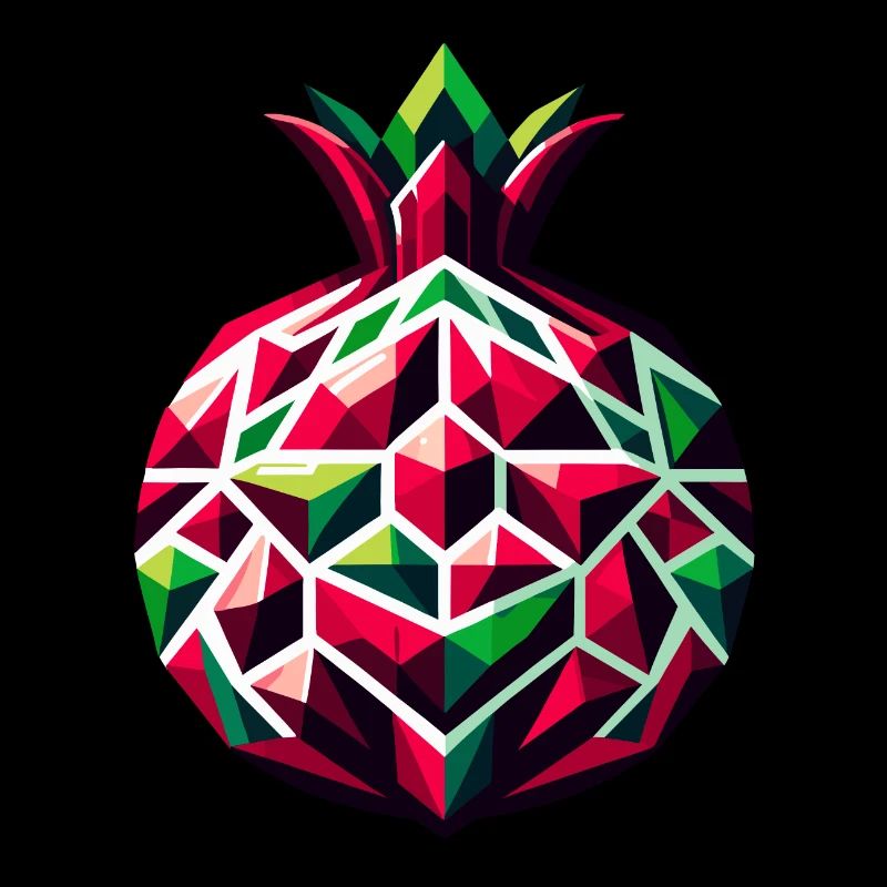 Grenade géométrique abstraite - Color Design