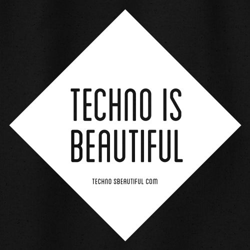 Techno Is Beautiful - White Diamond - Stanley/Stella recycelter Gym Bag