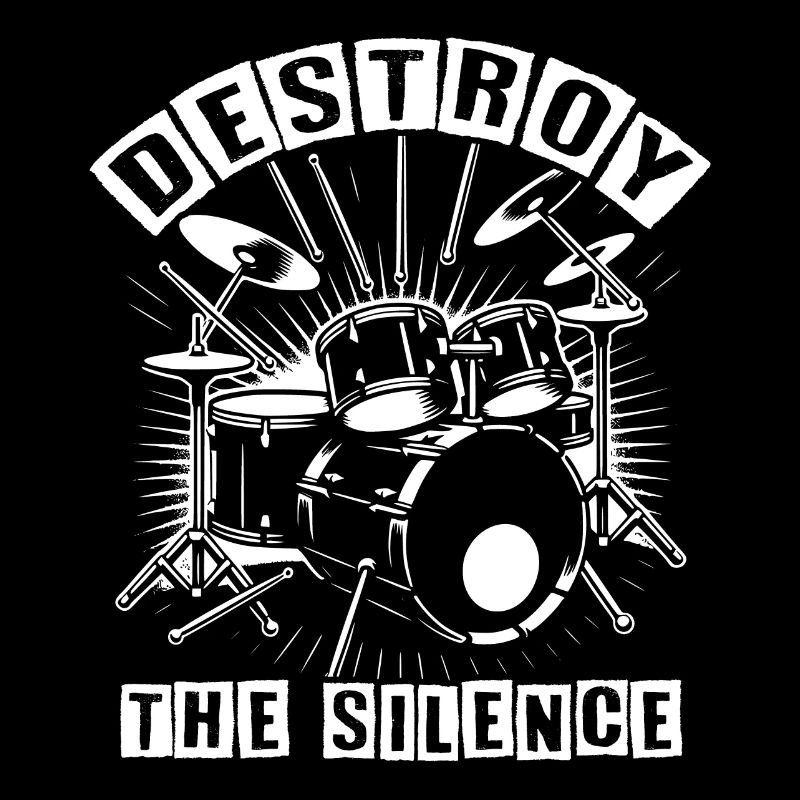 Groupe de rock batteur de batterie