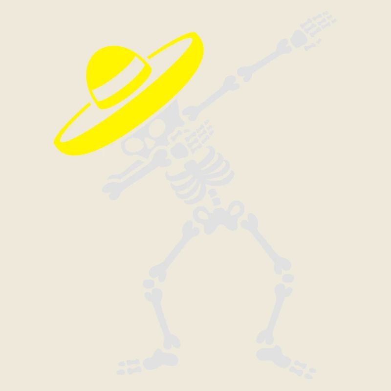 Dab Dabbing skeleton Sombrero Mexico Cinco de Mayo