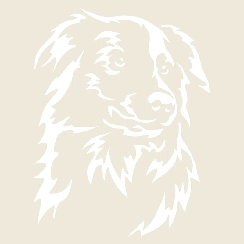 Border Collie Head "Black Edition"