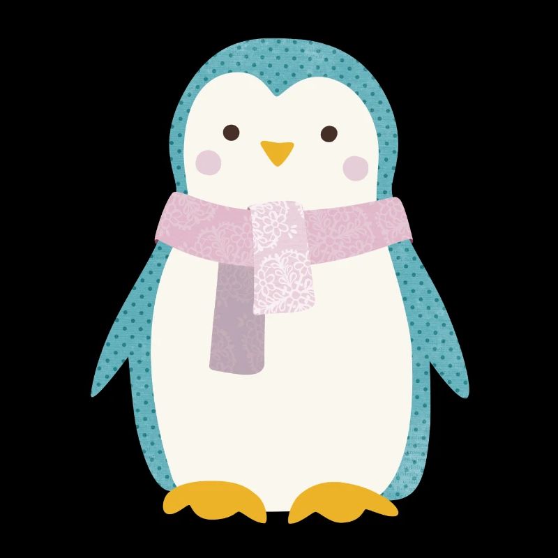 Pinguin Punkte skandinavisch Kinderzimmer Kinder