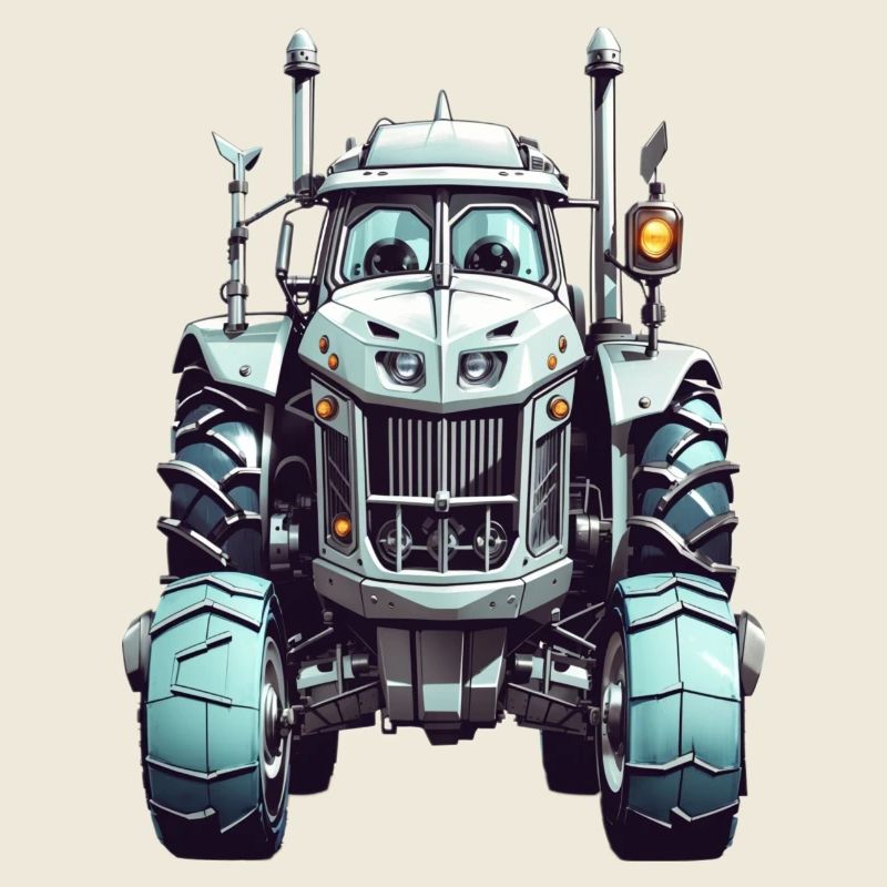 Traktor mit Augen