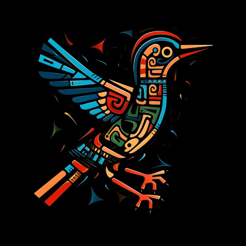 Bird Whimsy: Colorful pop art Inspired Tee