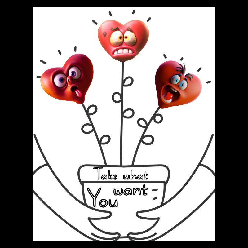 Prenez ce que vous voulez. Prends ce que tu veux.