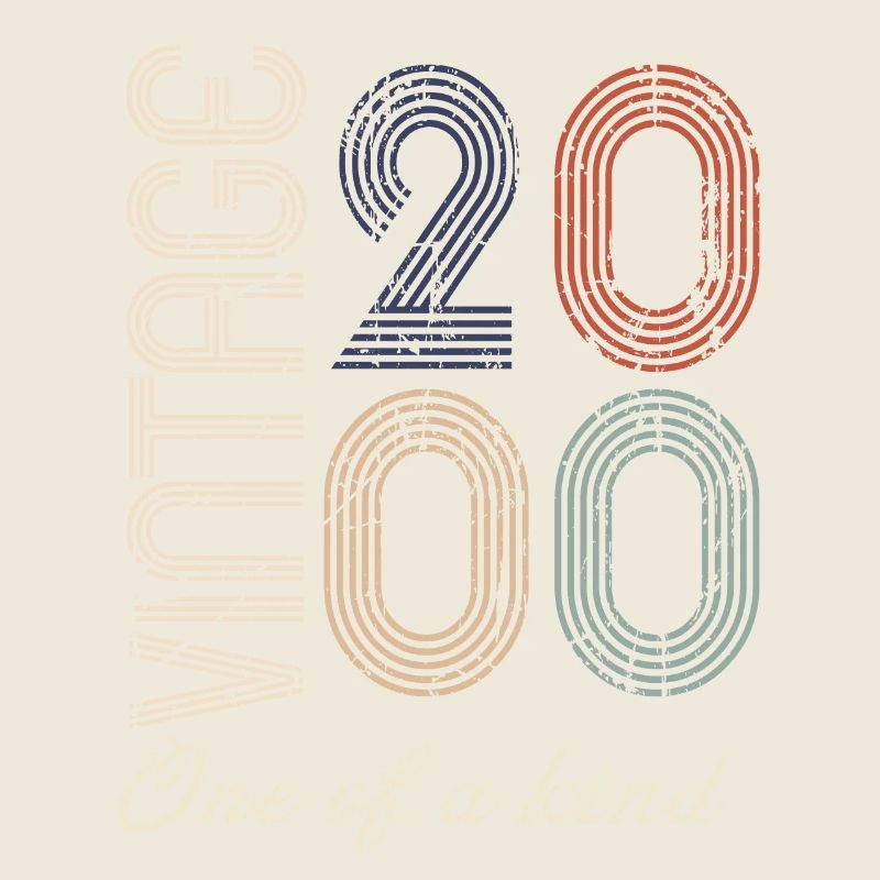 24. Geburtstag 2000 - Vintage Retro Geschenkidee