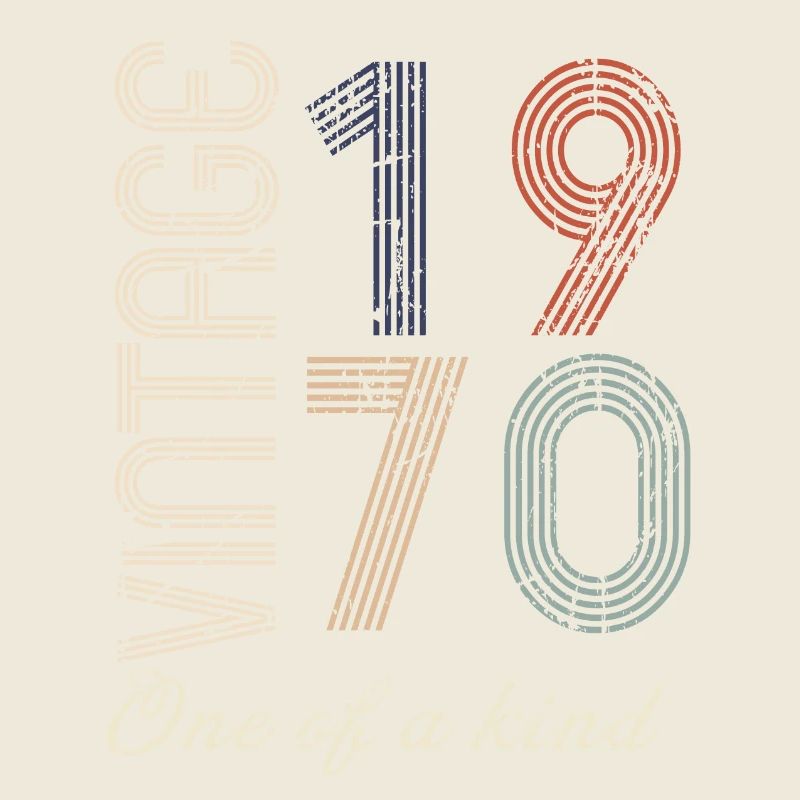 54e anniversaire 1970 - idée cadeau rétro Vintage