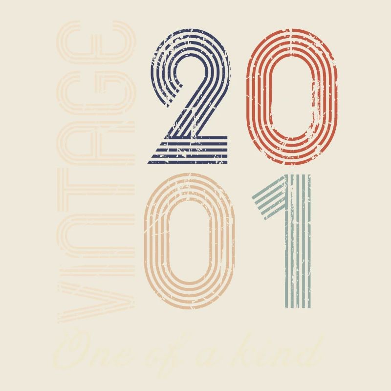 23. Geburtstag 2001 - Vintage Retro Geschenkidee