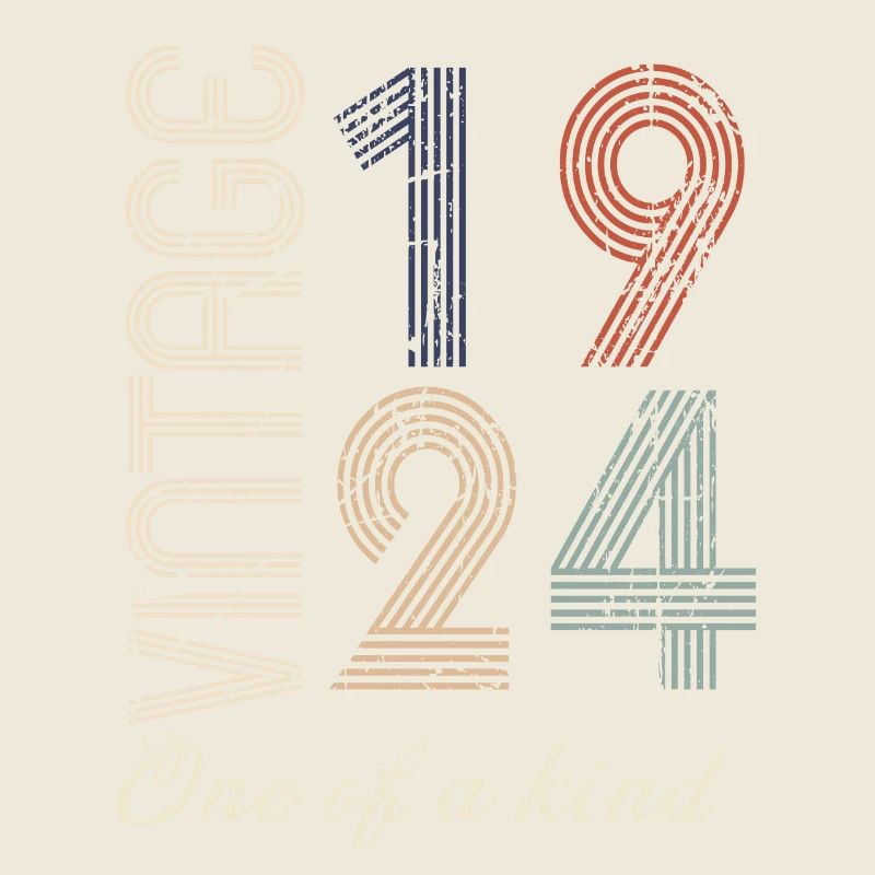 100. Geburtstag 1924 - Vintage Retro Geschenkidee