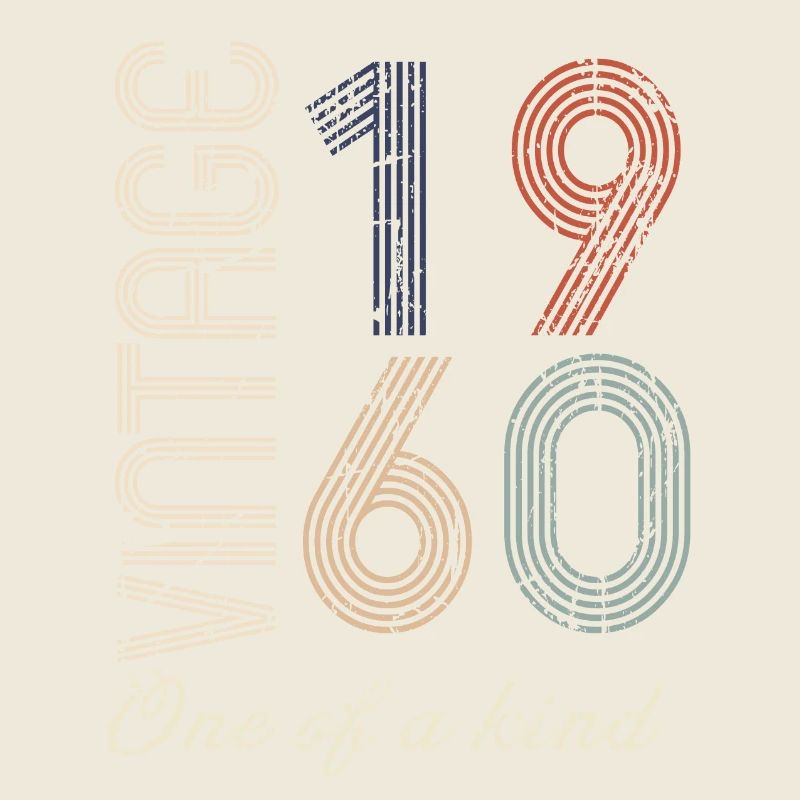 64. Geburtstag 1960 - Vintage Retro Geschenkidee