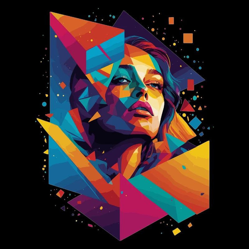 Art du visage moderne