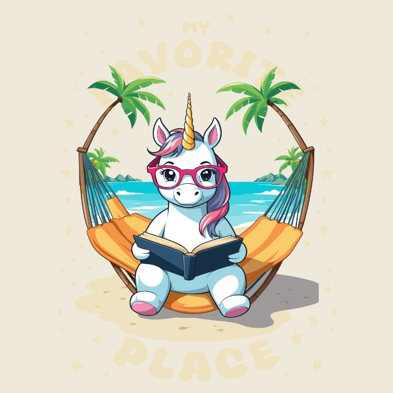 Licorne avec livre
