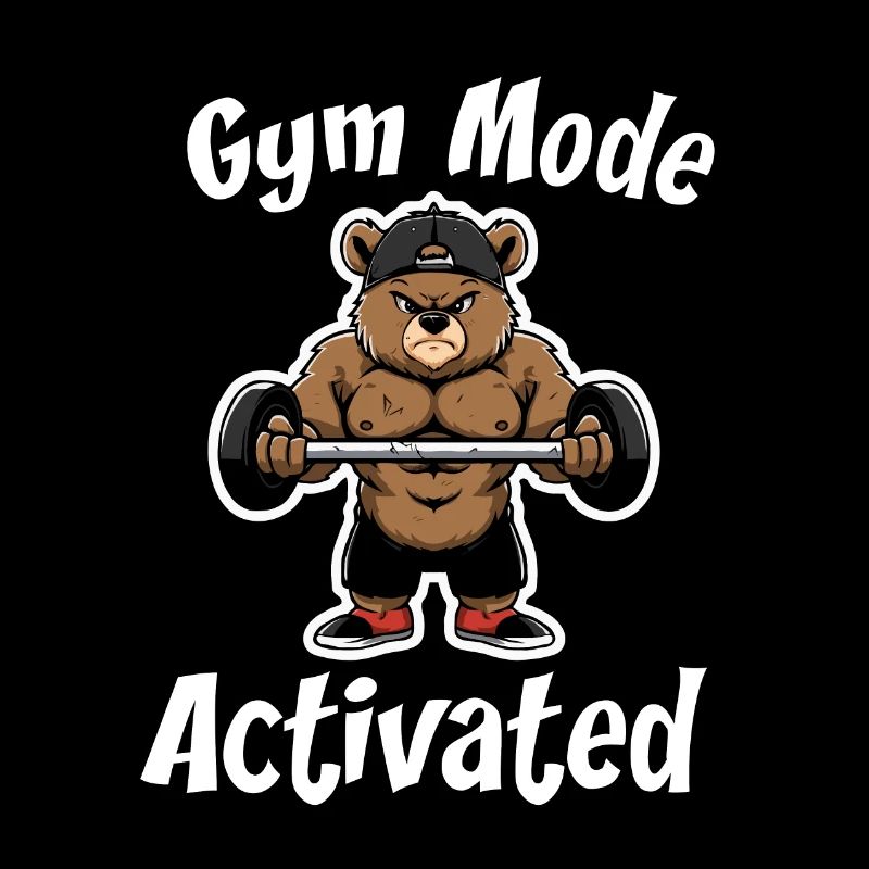 Gym Mode Activated - Gym Bear