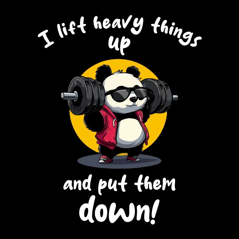 Je soulève des choses lourdes et les pose - Gym Panda
