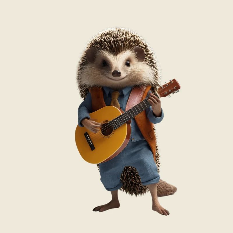 Hérisson guitare