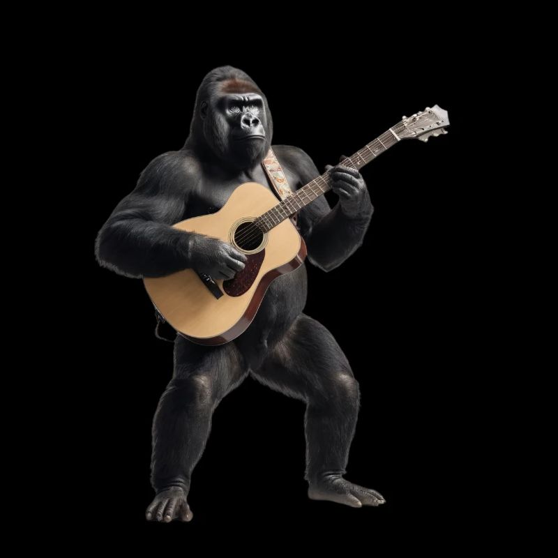 Gorilla Gitarre