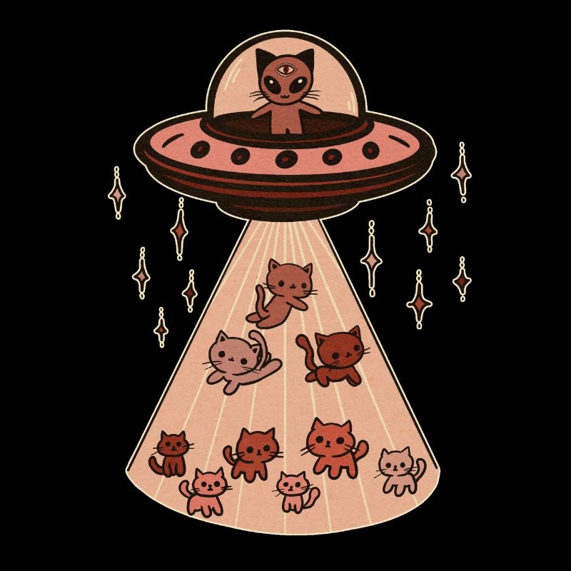 Aliens liebt Katzen