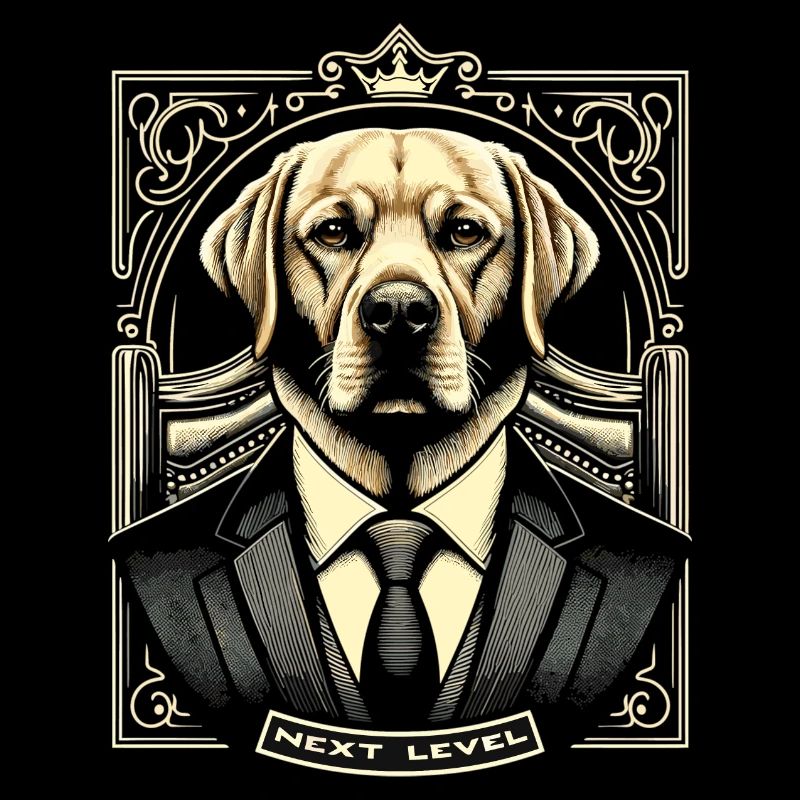 Dudley Labrador Suit Next Level Dog Gift