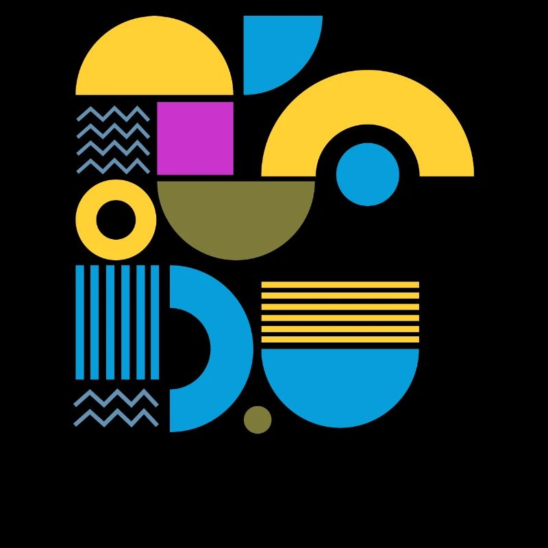 "Modern Look Yellow Blue"