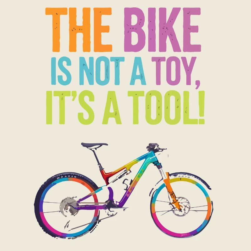 Conception de citation de vélo vibrante