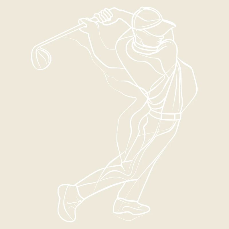 Golfer Skizze