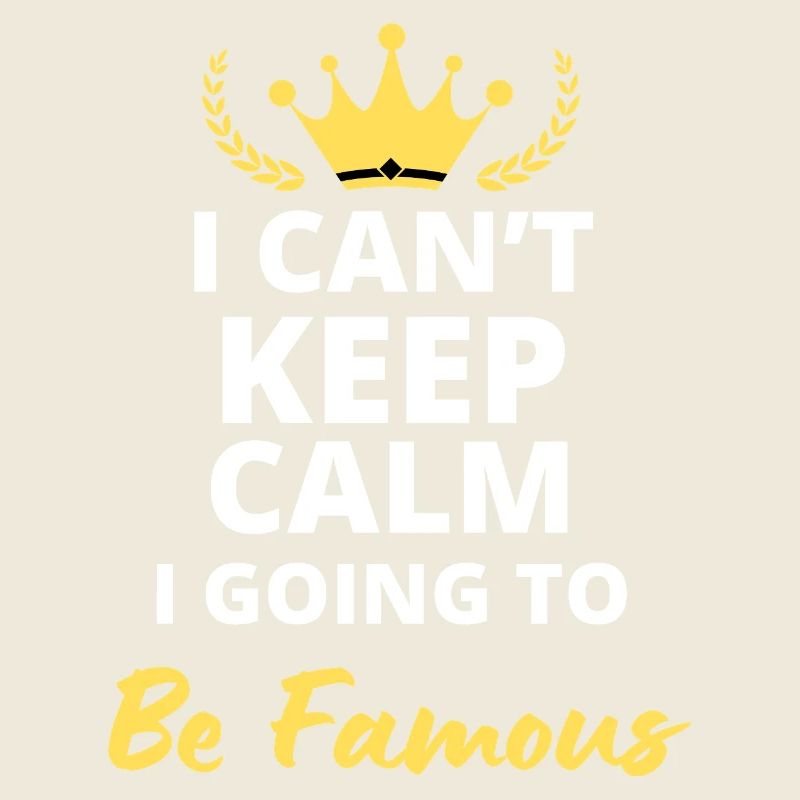 Impossible de rester calme, je vais devenir célèbr