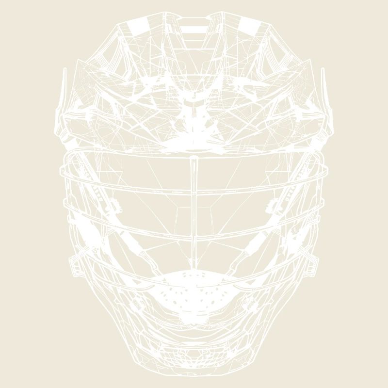 Lacrosse Helm Line Art